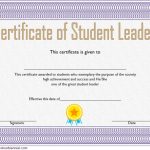 Student Leadership Certificate Template [10+ Designs Free] With Leadership Award Certificate Template