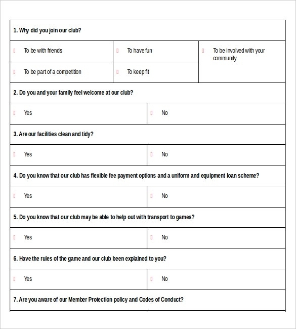 Survey Template – 33+ Free Word, Excel, Pdf Documents Download | Free With Regard To Questionnaire Design Template Word