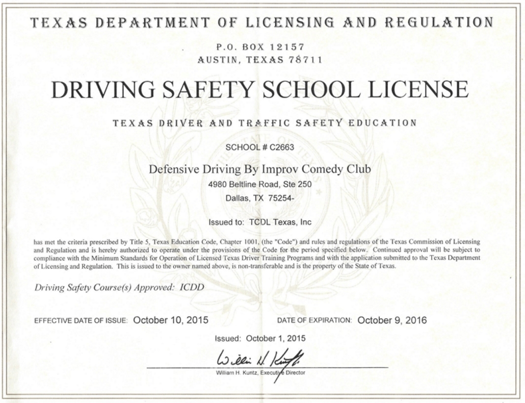 Sweet Defensive Driving Course Online With Printable Certificate Regarding Safe Driving Certificate Template