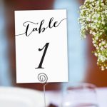 Table Numbers Printable 1 40 Template In Two Sizes, Wedding Table Inside Table Number Cards Template