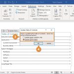 Table Of Contents In Word | Customguide In Word 2013 Table Of Contents Template