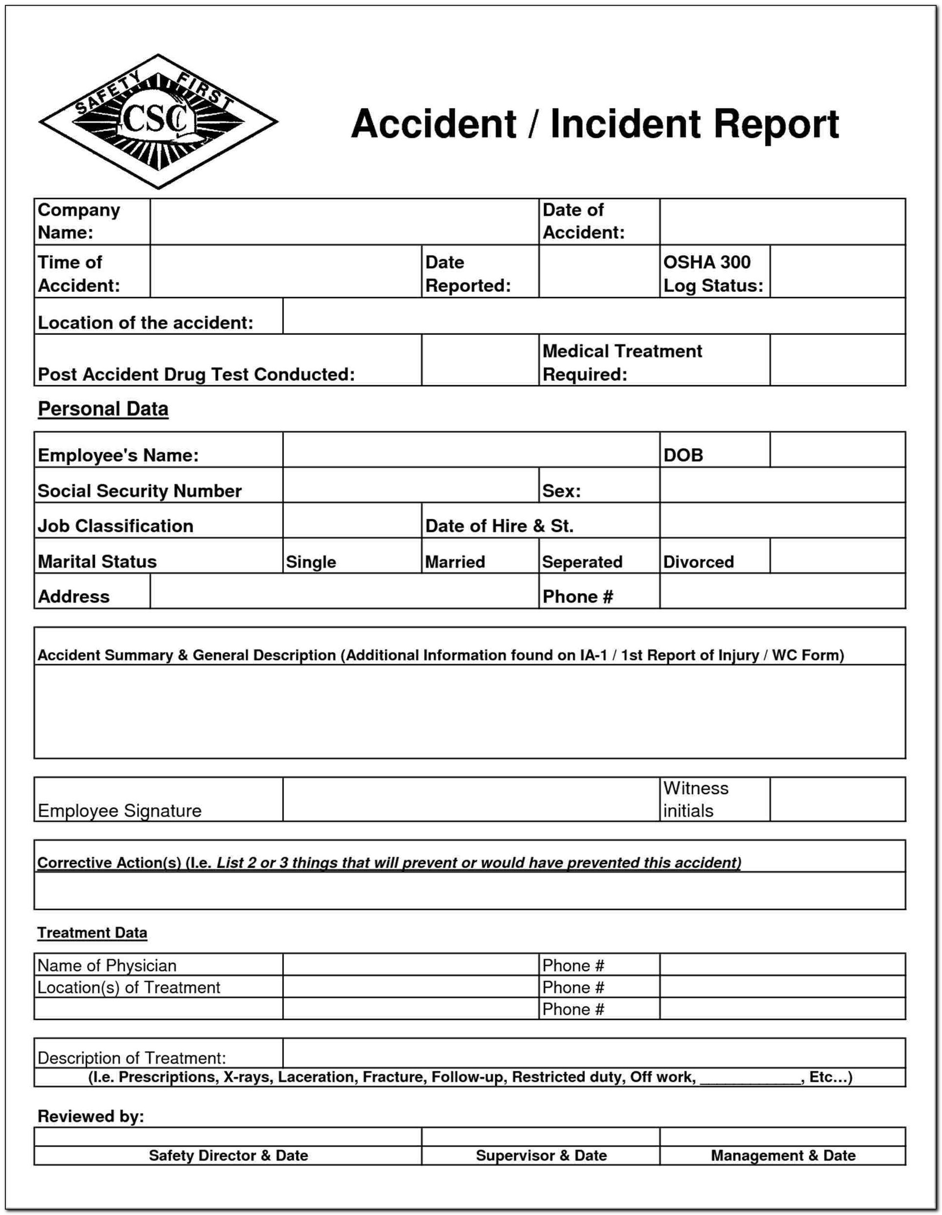 Tailgate Safety Meeting Form - Form : Resume Examples #Erkknqjon8 Regarding Health And Safety Incident Report Form Template