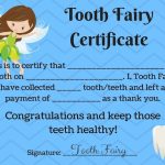 Tales Of Mommyhood: Tooth Fairy Free Printables With Tooth Fairy Certificate Template Free