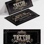 Tattoo Master – Premium Gift Certificate Template In Psd | By Elegantflyer Intended For Tattoo Gift Certificate Template
