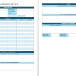 Template For Employee Review - Printable Schedule Template regarding Service Review Report Template