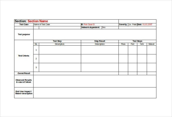 Test Case Template – 22+ Free Word, Excel, Pdf Documents Download In Test Summary Report Excel Template