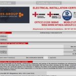 Testing & Inspection – Wykes Group – Electrical Engineers & Contractors Intended For Electrical Installation Test Certificate Template