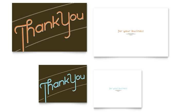 Thank You Card Template Word Half Fold – Cards Design Templates Inside Half Fold Greeting Card Template Word