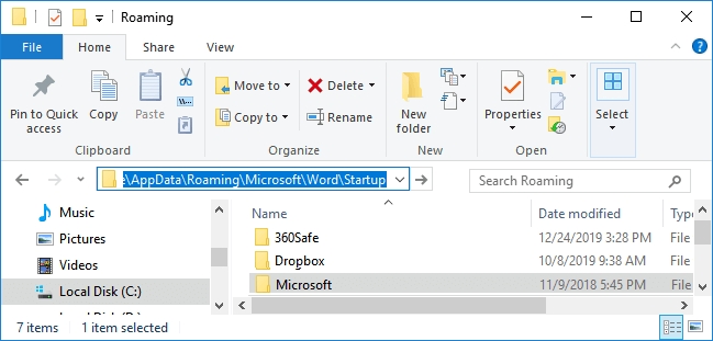 The Add In Template Is Not Valid In Word? Fix It Now! - Easeus Within Word 2010 Templates And Add Ins