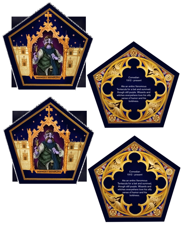 The Empty Suitcase: Chocolate Frog Cards Within Chocolate Frog Card Template
