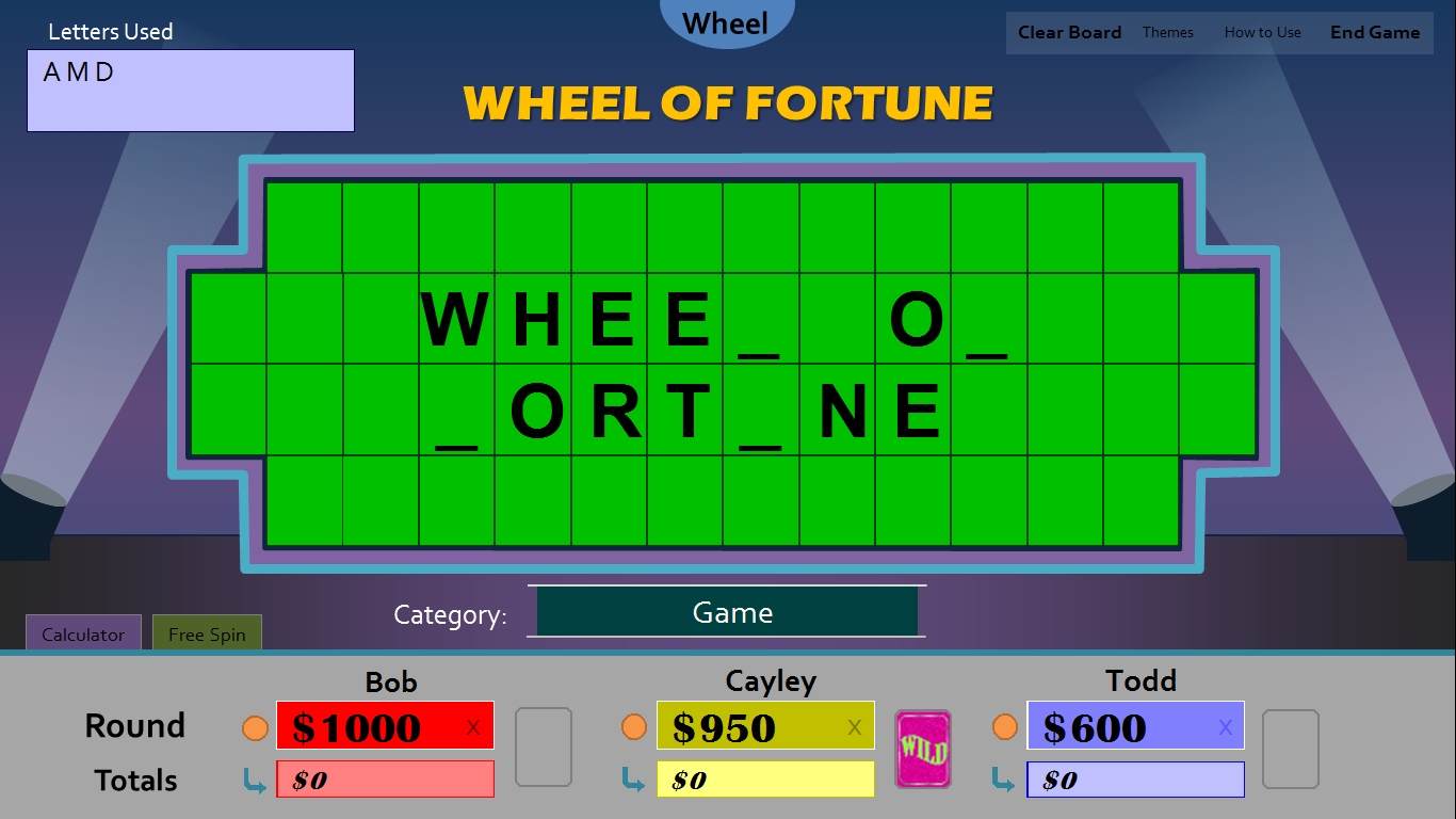 Tim'S Slideshow Games: Wheel Of Fortune For Powerpoint – More Info In Wheel Of Fortune Powerpoint Template