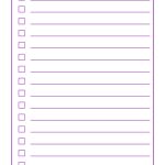 To Do Checklist Template 2 For Blank To Do List Template
