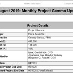 Tracking Progress Status With A Monthly Report Template | Project Intended For Monthly Project Progress Report Template