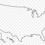 Transparent Us Maps Clipart – Transparent Us Map Outline, Hd Png Pertaining To Blank Template Of The United States