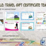 Travel Gift Certificate Templates - 10+ Best Ideas Free intended for Free Travel Gift Certificate Template