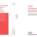 Tri Fold Business, Medical Brochure (Red, White Design) – Office Templates Regarding Open Office Brochure Template