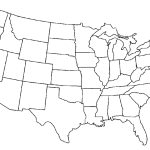 Us Map Coloring Pages - Best Coloring Pages For Kids with Blank Template Of The United States