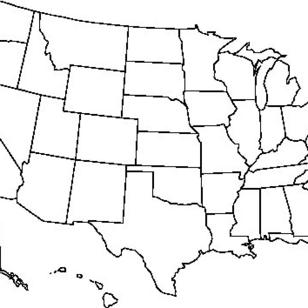 Usa Map Printable Pdf | Printable Maps For Blank Template Of The United States