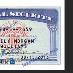 Usa Social Security Card Template Psd New Regarding Social Security Card Template Photoshop
