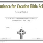 Vbs Attendance Certificate Template 6 | Paddle Certificate Pertaining To Vbs Certificate Template
