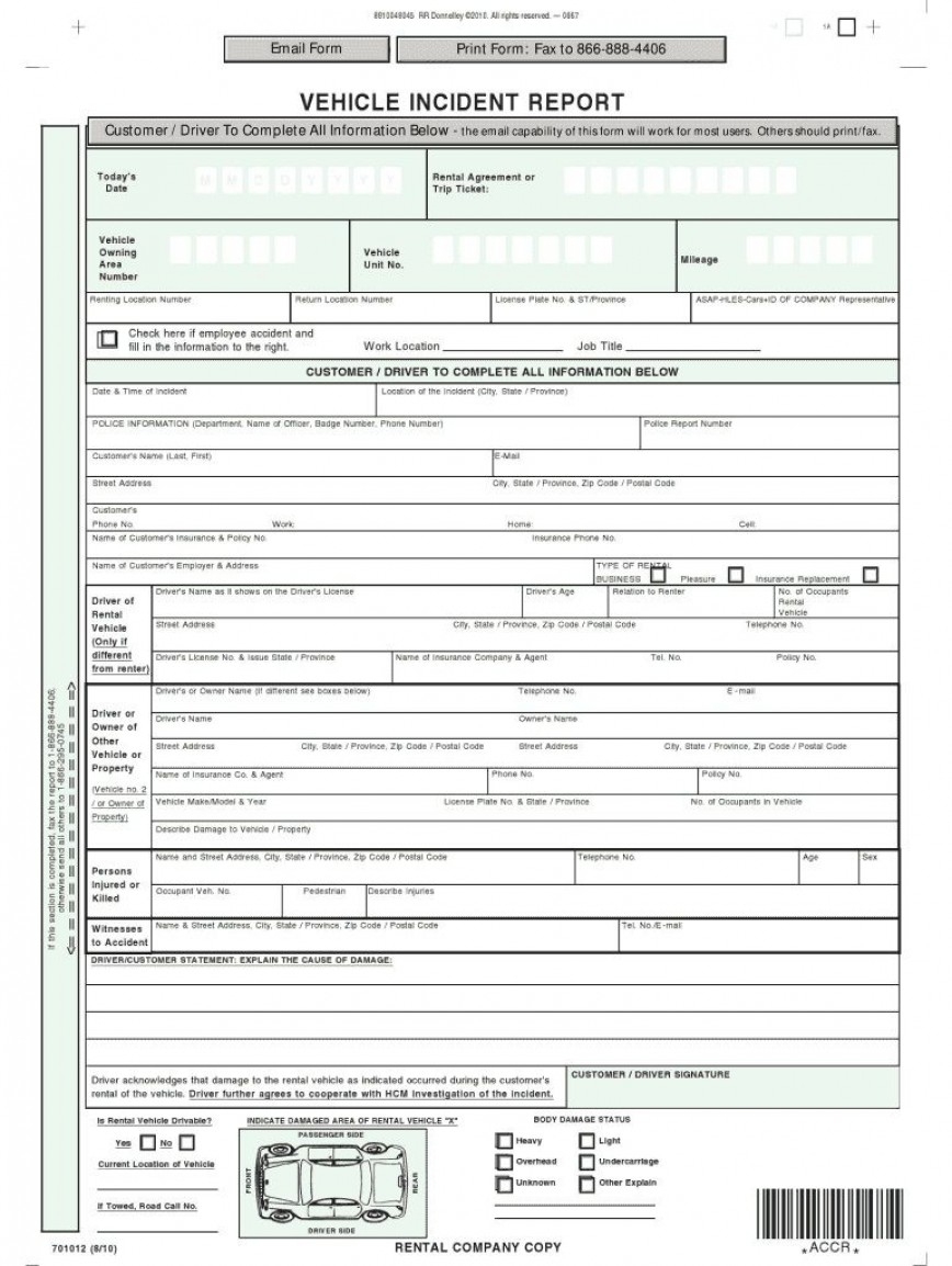 Vehicle Accident Report Form Template ~ Addictionary Throughout Vehicle Accident Report Template
