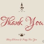 Vintage Christmas Thank You Card Template [Free Pdf] – Word | Psd Throughout Christmas Thank You Card Templates Free