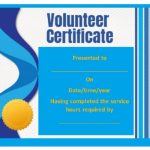 Volunteer Certificate Templates – Best Samples Intended For Volunteer Certificate Template