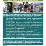 Volunteering | Center For The Urban River At Beczak | Sarah Lawrence intended for Volunteer Brochure Template