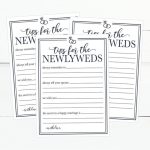 Wedding Advice Cards Navy Printable Wedding Advice Cards | Etsy With Regard To Marriage Advice Cards Templates