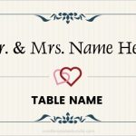 Wedding Place Card Templates For Ms Word | Formal Word Templates within Ms Word Place Card Template