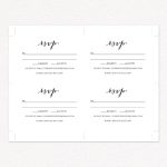Wedding Rsvp Card Template – Diy Wedding Templates And Printables With Regard To Template For Cards To Print Free