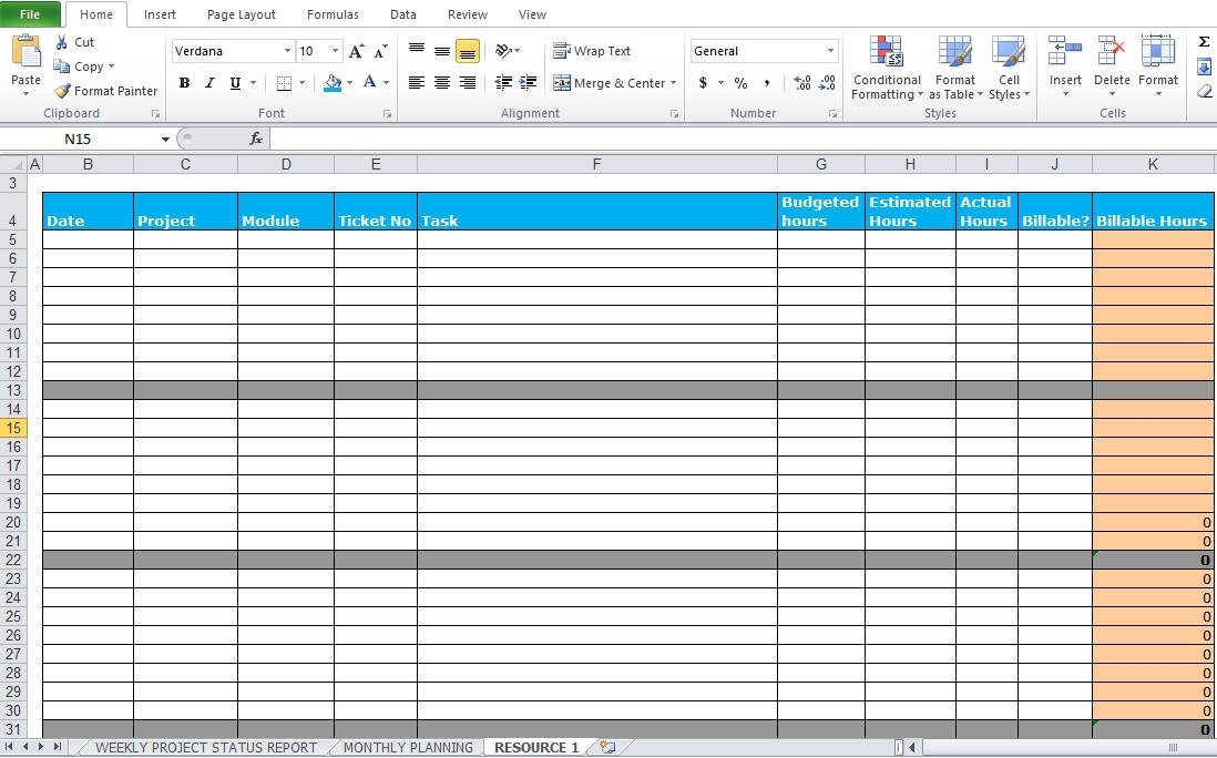 Weekly Project Status Report Template [Excel, Word, Pdf] - Excel Tmp Throughout Manager Weekly Report Template