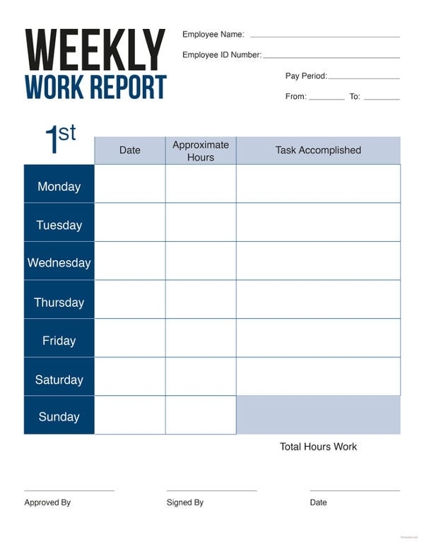 Weekly Status Report Template – 24+ Free Word Documents Download | Free Pertaining To Staff Progress Report Template