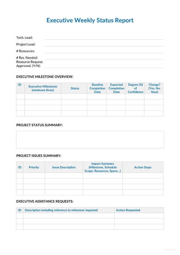 Weekly Status Report Template – 26+ Free Word Documents Download | Free With Regard To Daily Status Report Template Software Development