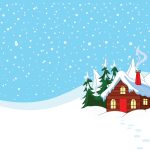 Winter Scene Powerpoint Templates – Buildings & Landmarks – Free Ppt Intended For Snow Powerpoint Template