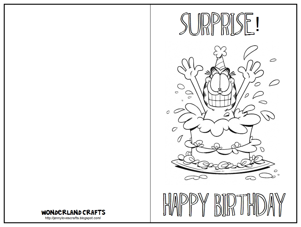 Wonderland Crafts: Greeting Cards inside Template For Anniversary Card