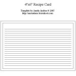 Word Index Card Template 4X6 - Cards Design Templates within Index Card Template For Word