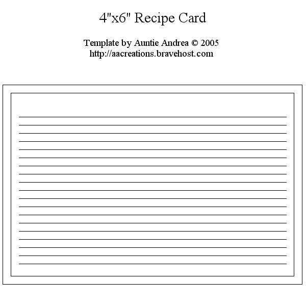 Word Index Card Template 4X6 - Cards Design Templates within Index Card Template For Word