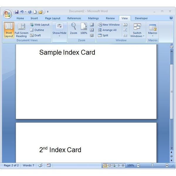 Word Template For 3 X 5 Index Cards | Popular Professional Template Throughout 3 X 5 Index Card Template