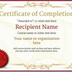 Work Completion Certificate Template | Free Word Templates With Regard To Certificate Template For Project Completion