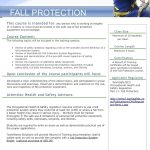 Working At Heights Course Outline – Teamworks Solutions Regarding Fall Protection Certification Template