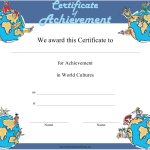 World Cultures Achievement Certificate Template Download Printable Pdf Inside Certificate Of Achievement Template For Kids