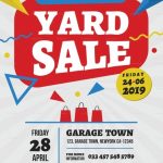 Yard Sale Premium Flyer Design Template In Word, Psd, Illustrator regarding Yard Sale Flyer Template Word