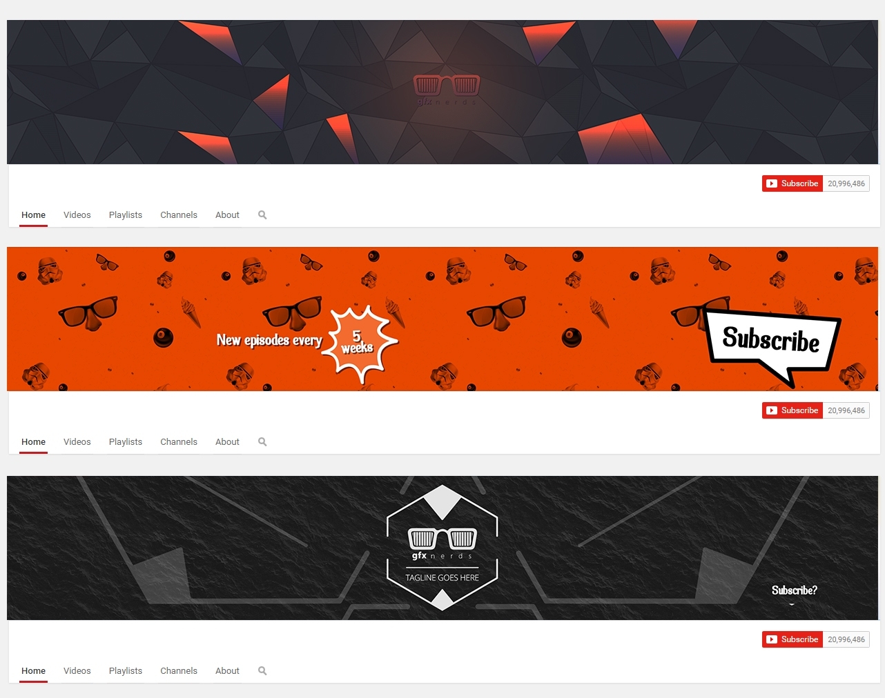 Youtube Banner Template Psd – Free Graphics For Youtube Banners Template
